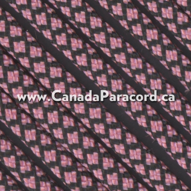 Rose Pink Diamonds - 1,000 Ft - 550 LB Nylon Paracord 