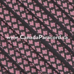 Picture of Rose Pink Diamonds - 100 Ft - 550 LB Nylon Paracord Rose Pink Diamonds - 100 Ft - 550 LB Nylon Paracord