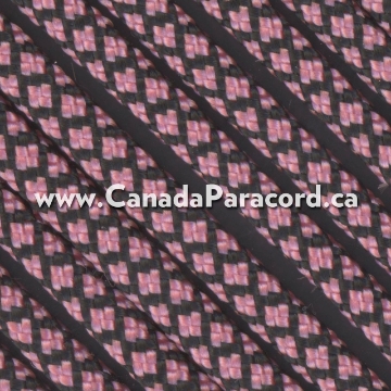 Show details for Rose Pink Diamonds - 50 Ft - 550 LB Nylon Paracord Rose Pink Diamonds - 50 Ft - 550 LB Nylon Paracord