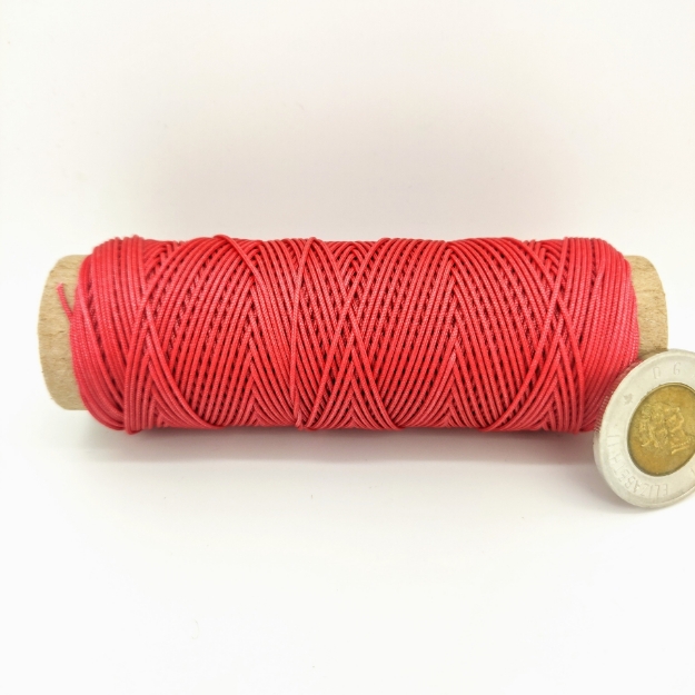 Flash Red | 0.9 MM Micro Cord | 100 Feet