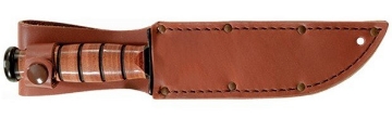 Show details for Replacement Sheath: Plain Leather - KA-BAR® Replacement Sheath: USMC Leather - KA-BAR®