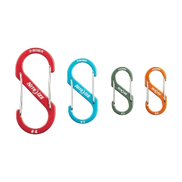 Show details for S-Biner® Aluminum Dual Carabiner (Sizes #2-#4) by Nite Ize® S-Biner® Aluminum Carabiner (Sizes #2-#4) by Nite Ize®