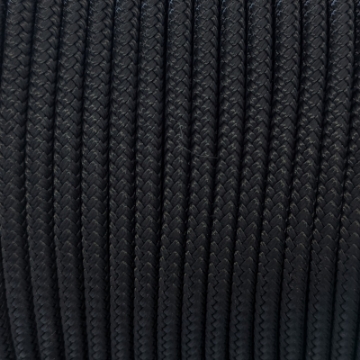 Show details for Black | 1/4" Double Braid Polyester Halter and Yacht Rope Black Halter rope
