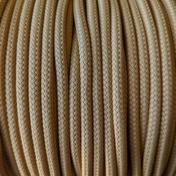 Show details for Beige | 1/4" Double Braid Polyester Halter and Yacht Rope Beige Halter Rope