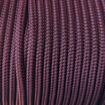 Show details for Burgundy | 1/4" Double Braid Polyester Halter and Yacht Rope Burgundy Halter