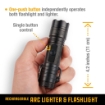 arc lighter flashlight