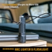 arc lighter flashlight