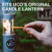 beeswax candle by uco