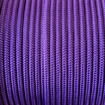 Show details for Purple | 1/4" Double Braid Polyester Halter and Yacht Rope Purple Halter rope