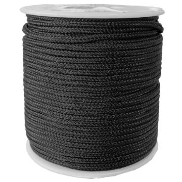 Show details for Black | 95 Paracord | 100 Feet Spooled Picture of Black | 95 Paracord | 100 Feet Spooled