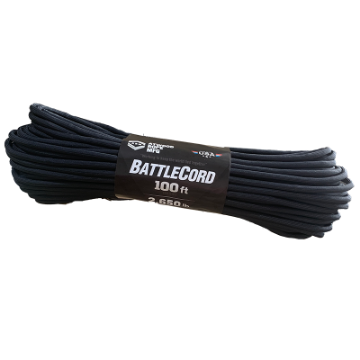 Show details for Black | 2,650lb BattleCord | 100 Feet Picture of Black | 2,650lb BattleCord | 100 Feet