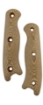 Picture of Tan and Black Micarta® Handles for Short Becker Knives by KA-BAR®