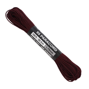 Show details for Maroon | 95 Paracord 180lb | 100 Feet Picture of Maroon | 95 Paracord 180lb | 100 Feet