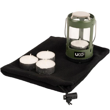 Camping Candle Lantern - Windproof Outdoor Light With Spring Mechanism (Candles Not Included)