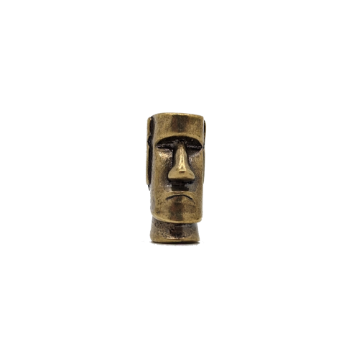 Show details for Easter Island Head Paracord Brass Bead Picture of Easter Island Head Paracord Brass Bead