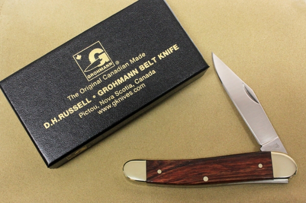 Picture of #360s Slimline Pocket Knife - Rosewood Handle - Stainless Steel Blade  by Grohmann®