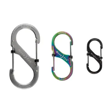 Show details for S-Biner Carabiner | Slide Lock® Stainless Steel | Nite Ize® Picture of S-Biner Carabiner | Slide Lock® Stainless Steel | Nite Ize®