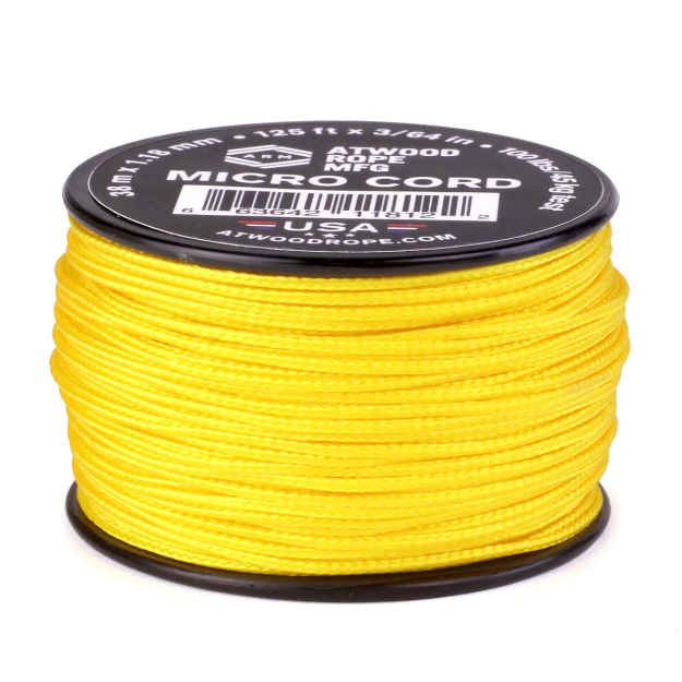 Picture of Yellow | 1.18 mm Micro cord | 125 Feet