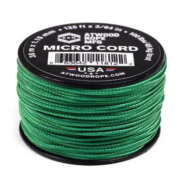 Show details for Green | 1.18 mm Micro cord | 125 Feet Picture of Green | 1.18 mm Micro cord | 125 Feet