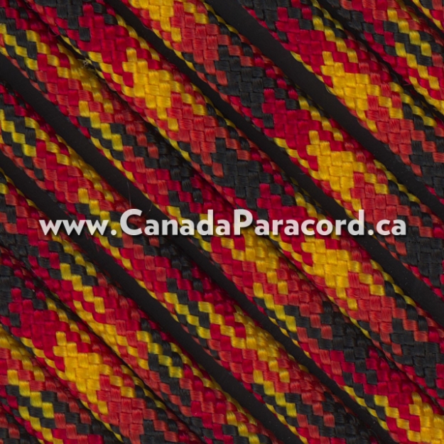 Picture of Flames - 25 Feet - 550 LB Paracord