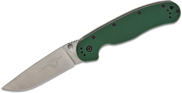 Picture of RAT 1 Green S35VN Folder | Ontario Knife