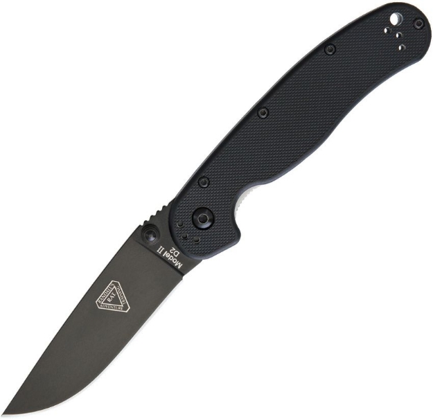 Picture of Black RAT 2 D2 Folder | Ontario Knife