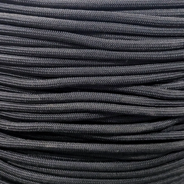 Picture of Black | 1/4" Nylon Paramax | 100 Feet