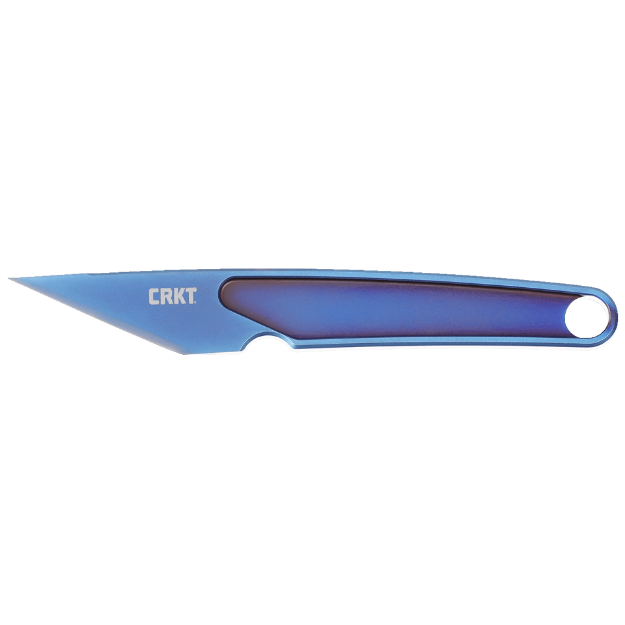 Picture of HangTi™ Blue Kiridashi Titanium Micro Knife | CRKT®