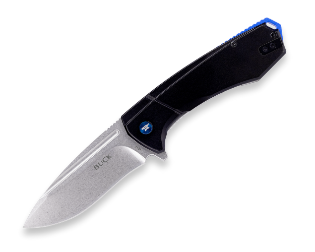 Picture of 713 Ruckus Knife Black/Blue Folder | Buck Knives