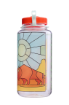 Picture of 1 Litre Wide Mouth Stained Glass Print Bottle | Nalgene®