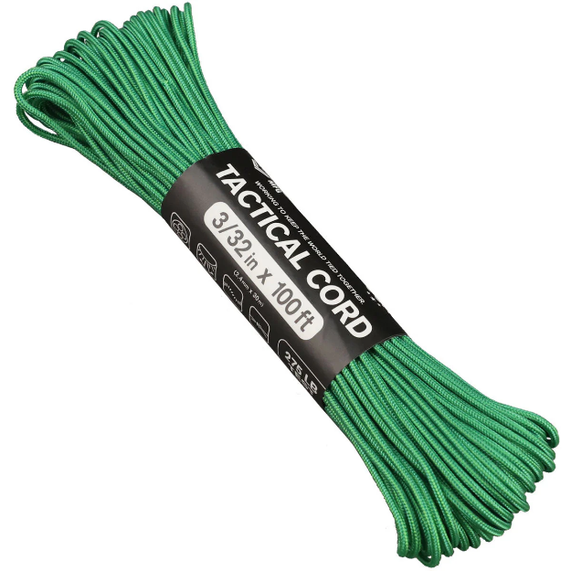 Picture of Green | 3/32" Tactical Paracord 275lb | 100 Feet